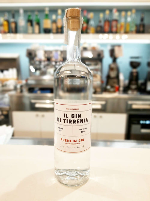 Il Gin di Tirrenia® - Premium Gin Artigianale Toscano 1lt 40% - Bottiglia Mixology